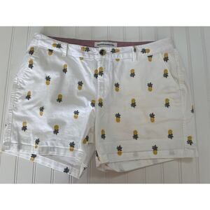 Amazon Essentials Pineapple Shorts Pockets 4.5" Inseam - Size Women's 12
